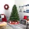 7ft. Pre-Lit South Carolina Spruce Artificial Christmas Tree, White Warm LED Lights